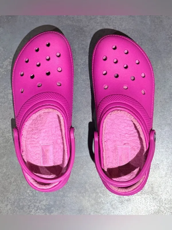 Crocs Pink Matching Fleece Lined Women 11 - Image 11