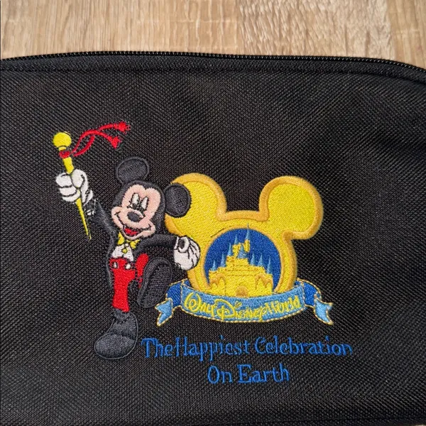 Disney belt bag Walt Disney world bum bag travel embroidered Mickey Mouse - Image 2
