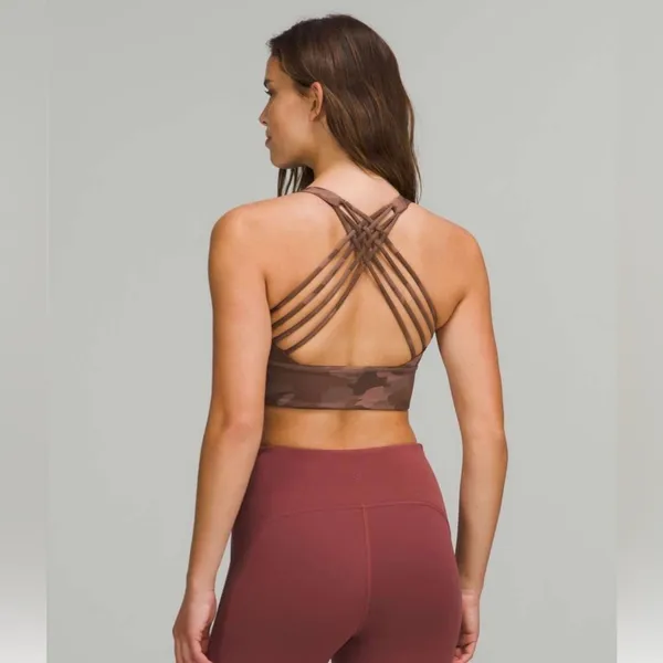 Lululemon Free to Be Longline Bra Size 4 - Image 3