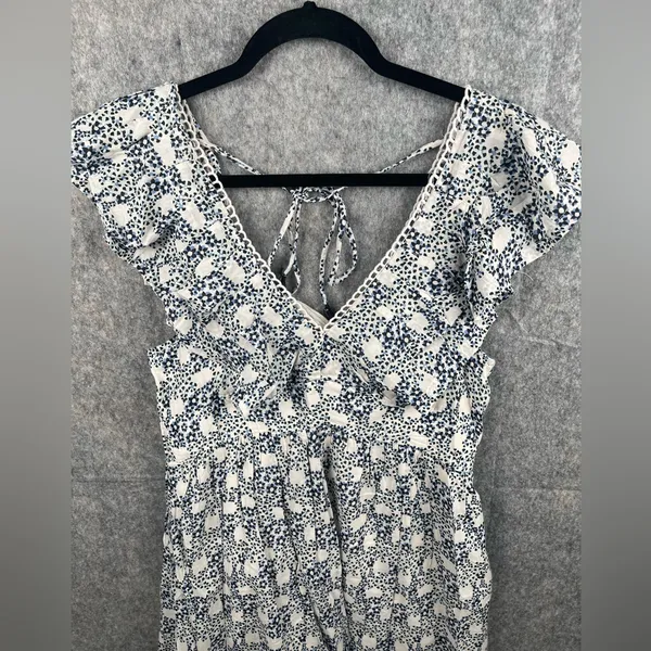 Anthropology Women's Size XS V-Neck Plunge Tunic Mini Boho Dress‎ - Image 2
