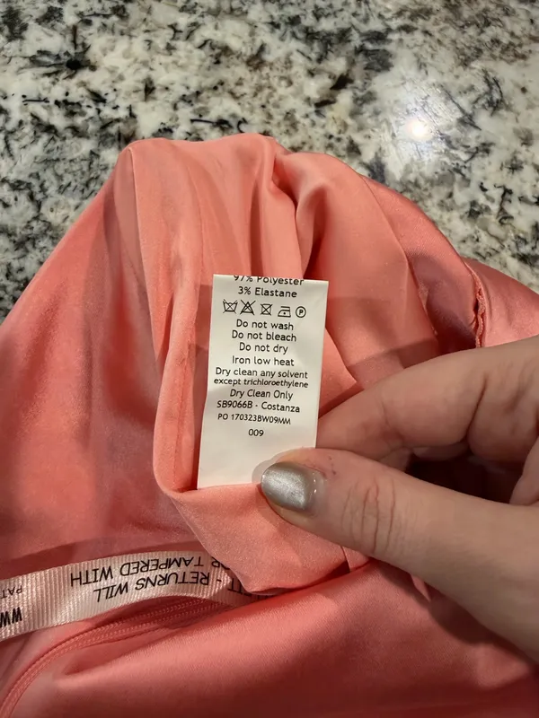 House of CB COSTANZA Bright Peach Maxi Dress Small - Image 12