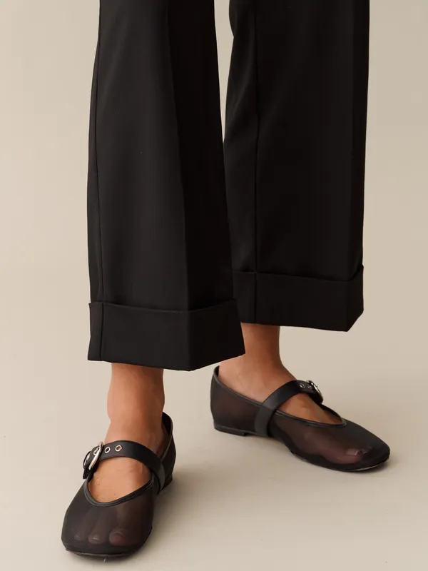 NWT Few Moda Seren Pant size 2 black crop dress pants Kourt - Image 4