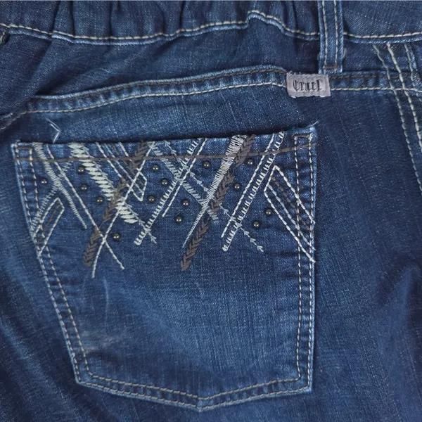 Cruel Girl Jeans Womens‎ 35x19R Blue Bootcut Denim Stretch Western Rodeo Cowgirl - Image 5