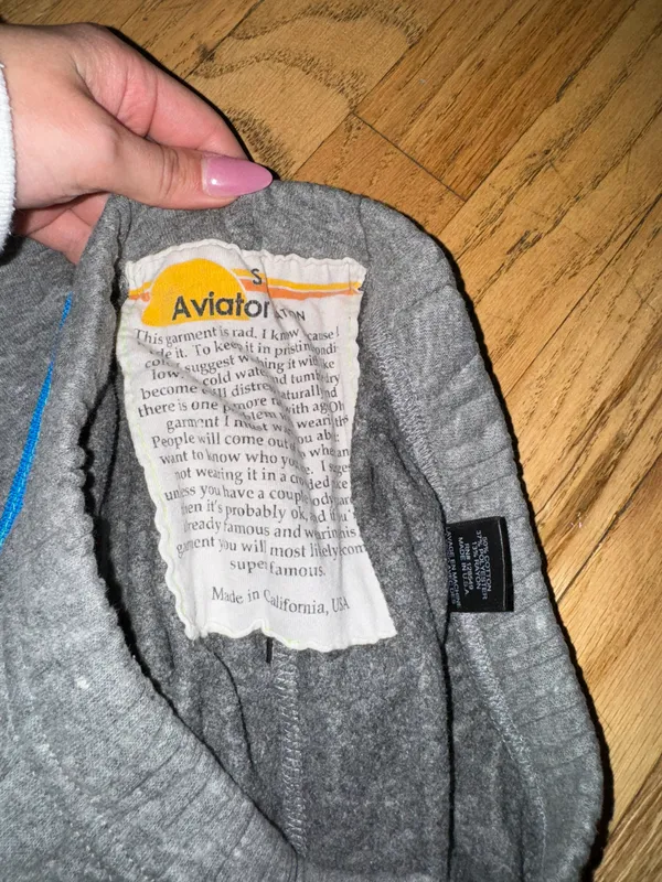 Aviator Nation Chevron Sweatpants Small - Image 5