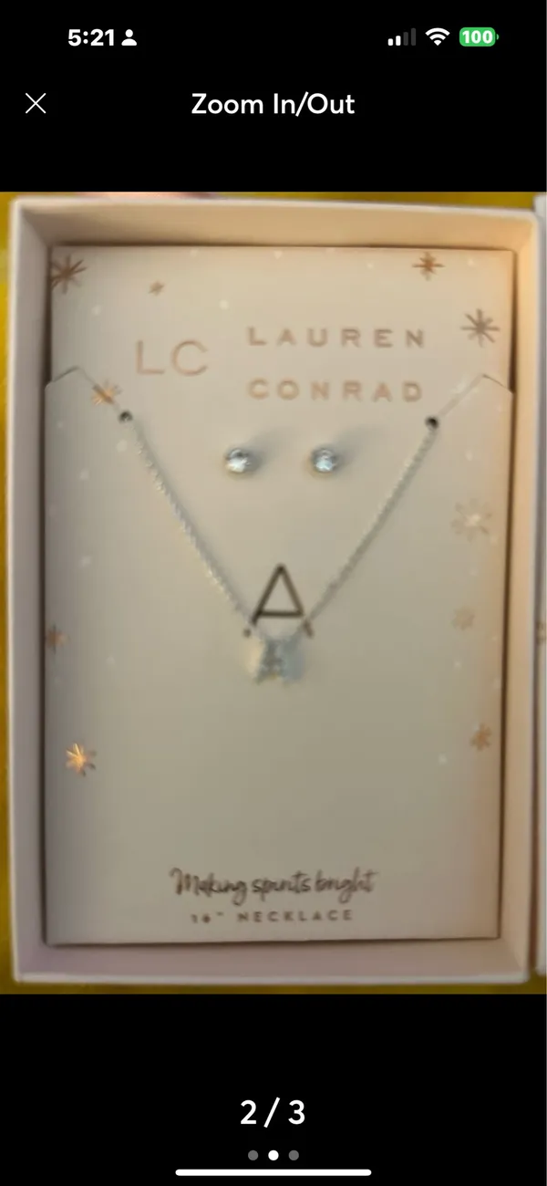 Lauren Conrad Necklace LC Set & Earring - Image 2