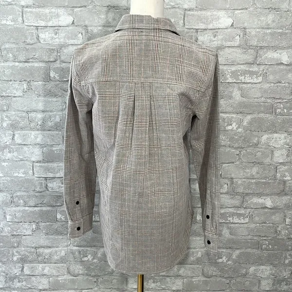 Madewell Corduroy Classic Ex-Boyfriend Shirt in Dermott Plaid - Image 5