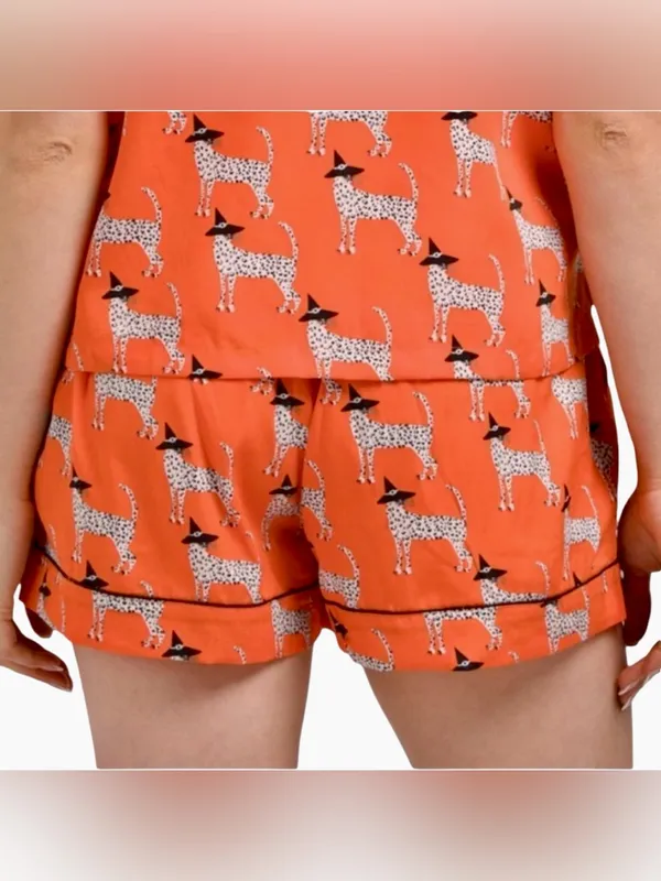 🎃🐆 Bouffants & Broken Hearts Halloween PJ Set — Size Small - Image 6