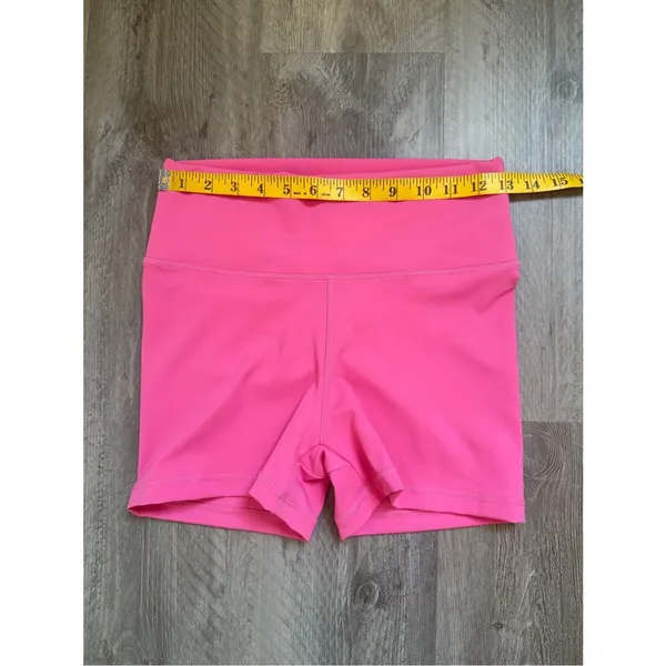 Princess Polly High Rise Scrunch Booty Shorts Pink US 6 - Image 6