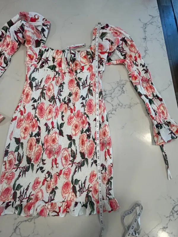 Sau Lee Saulee New Tags “Betty” Floral Punk Dress Mini Ruffle - Image 7