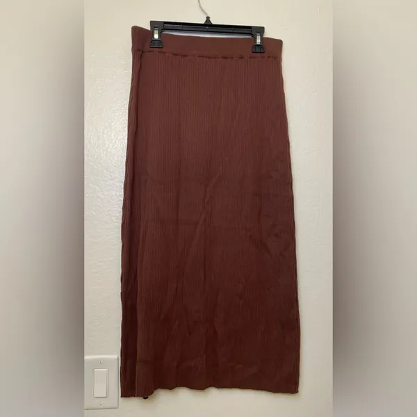 Line & Dot NWT Women’s Brown Celia Set Skirt and Top‎ Size L - Image 6