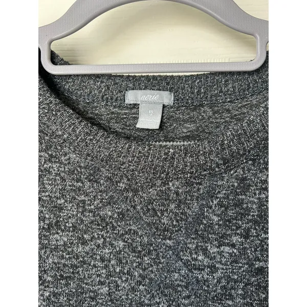 Aerie Charcoal Gray Long Sleeve - XS - Image 4