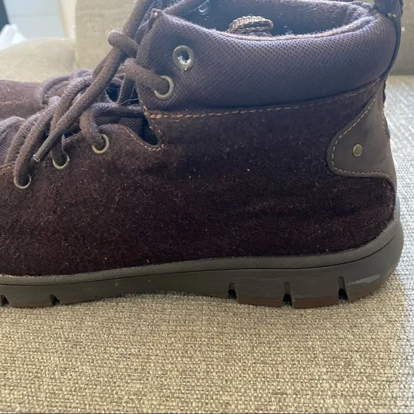 Easy Street Sport Boots Womens Brown Lace Up Ankle Hiking Utility Comfort - Image 9