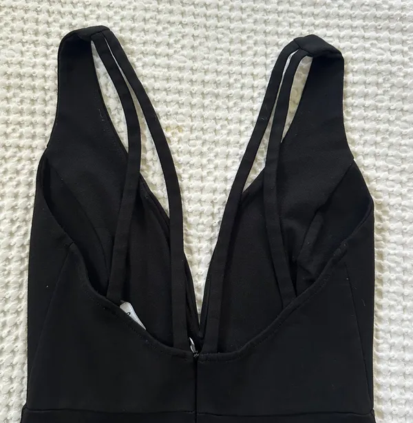 Lulus Black Midi Dress - Image 3