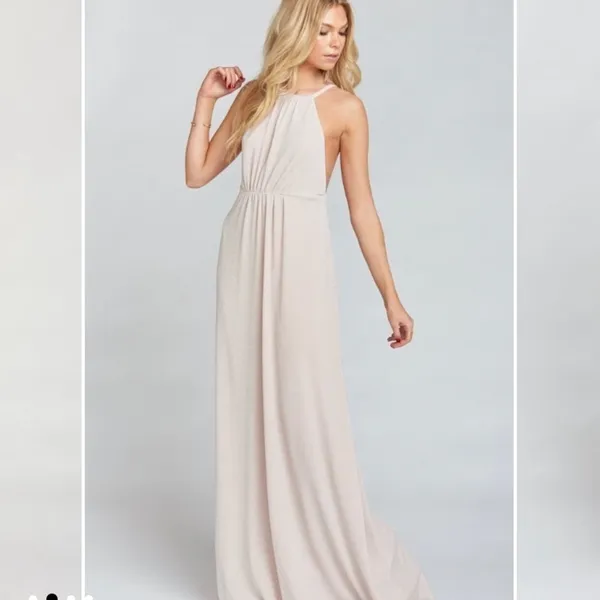 Show‎ Me Your Mumu Amanda Maxi Dress Blush Medium - Image 11