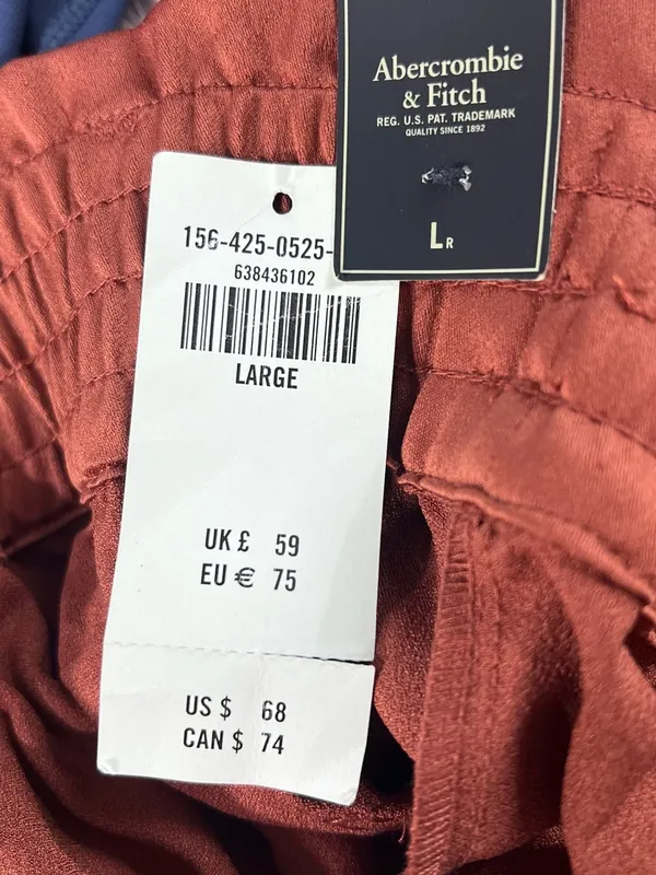 NWT Abercrombie & Fitch Rust Brown Women's Trousers 088 - Image 8