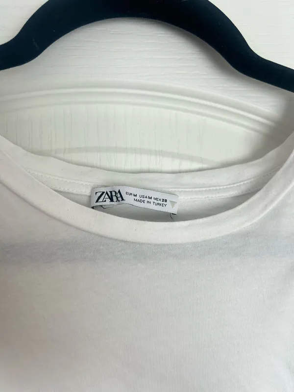 ZARA top with eyelet sleeves - Image 2