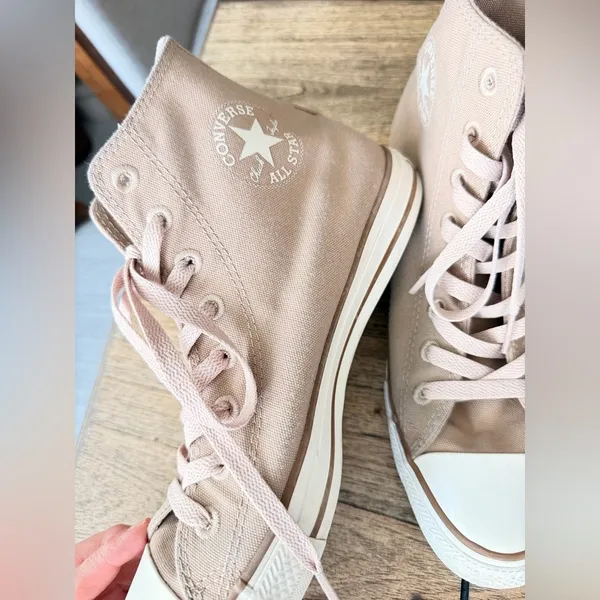 Converse Chuck Taylor All Star High Top "Parchment," "Oatmeal," or "Desert Sage. - Image 14