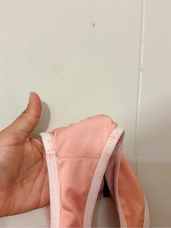 TRIANGL Lina Blush Sparkle Underwire Bikini Set Pink Size S - Image 14