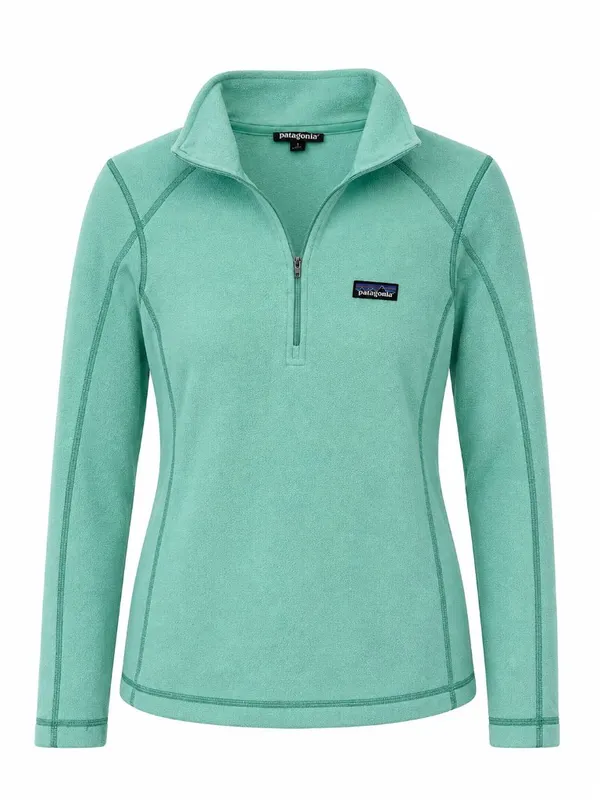 Patagonia Teal Microfleece Quarter Zip Pullover Women’s XS - Image 2