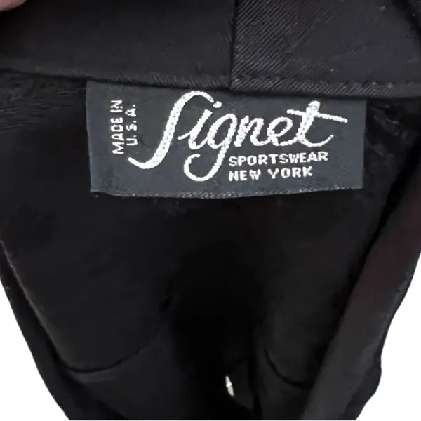 Vintage Signet Sportswear Black Jacket‎ - Image 5