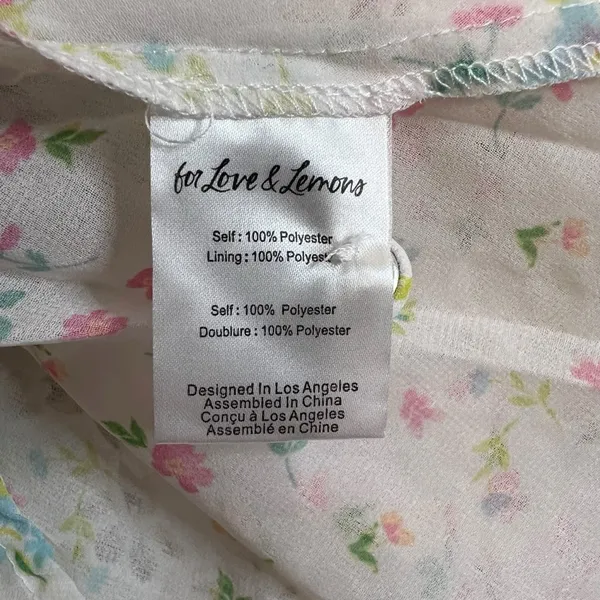 For Love and Lemons Women’s Magnolia Mini Dress Size Small NWT - Image 10