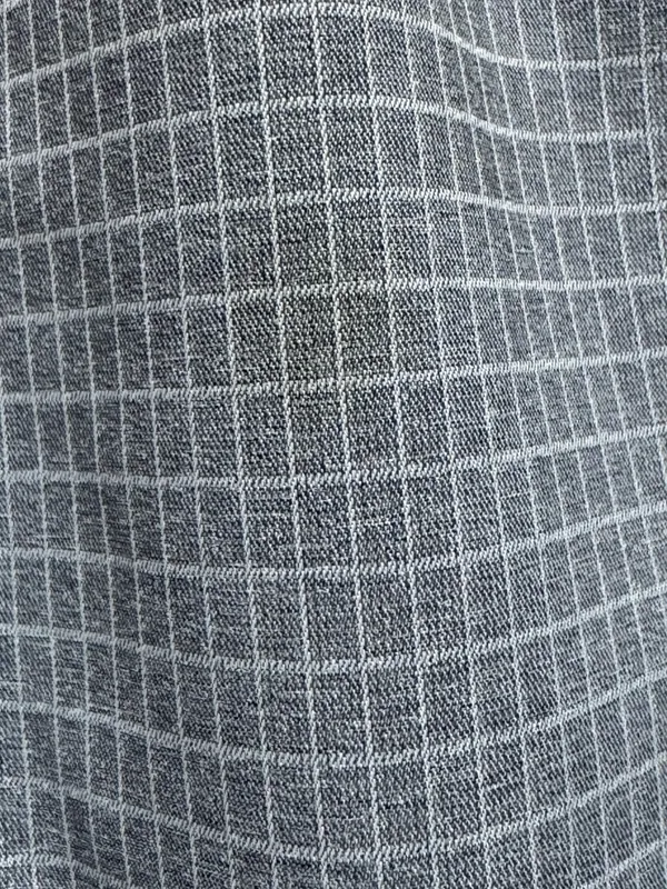 GAP women’s  Gray Grid Athletic Shorts with White Trim - Image 2