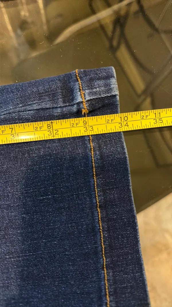 Womens SPANX Flare Jeans Midnight Shade - Image 9