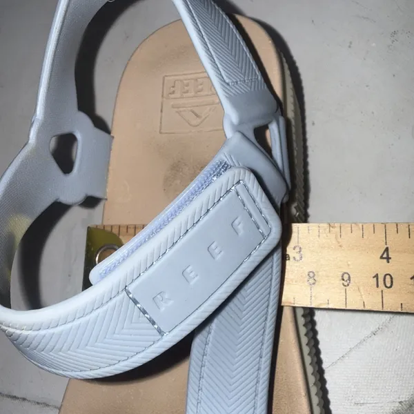Reef Water Vista Higher Platform Sling Back Periwinkle Tan Sandals Womens Size 7 - Image 12