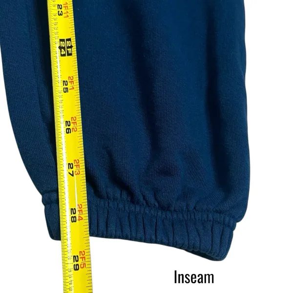 Alo Yoga Accolade Sweatpant Joggers Blue Leisure Comfort Athletic‎ Stretch S/M - Image 11