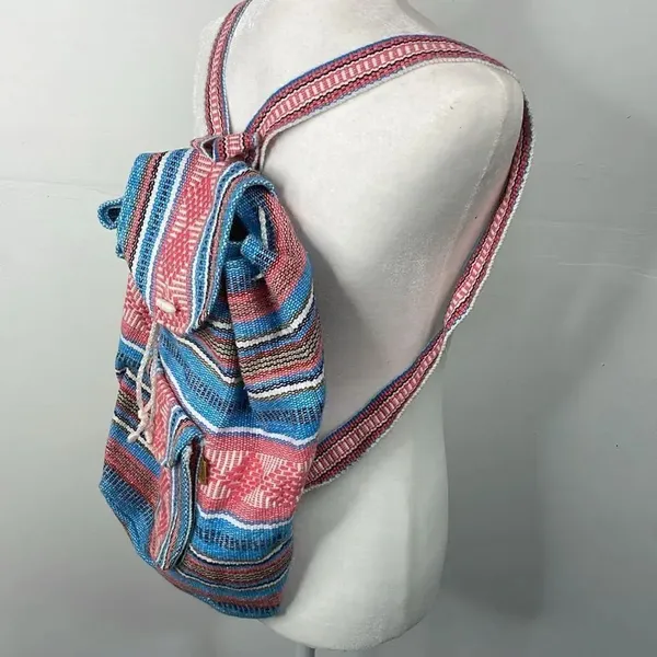 Pinzon Canvas Boho Aztec Backpack - Image 2