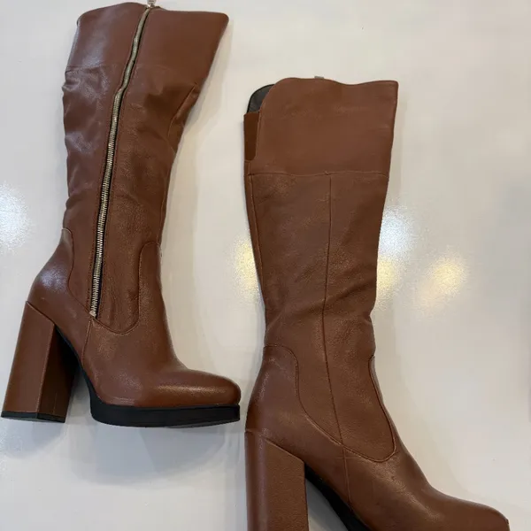 Circus by Sam Edelman Hollands Tall Boot in Cognac Size 7.5 Women's - Image 2