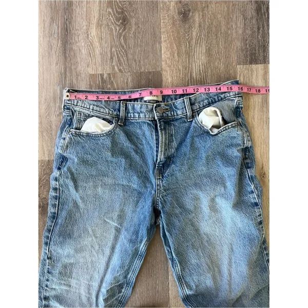 PacSun Jordyn Low Rise Straight Jeans Size 30 Light Wash Y2K Stretch Denim Blue - Image 11