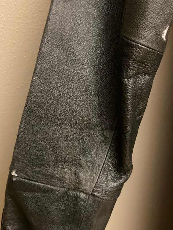 90s leather pirate coat Black Size 8 - Image 6
