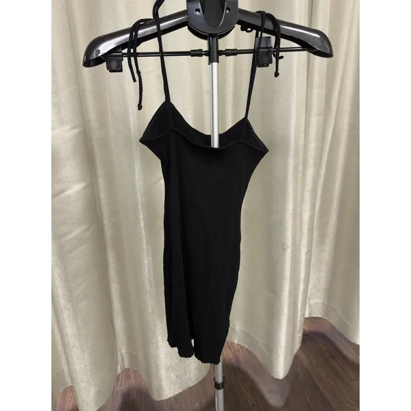 Urban Outfitters Ribbed Tie-Shoulder Mini Dress‎ 🖤 - Image 2