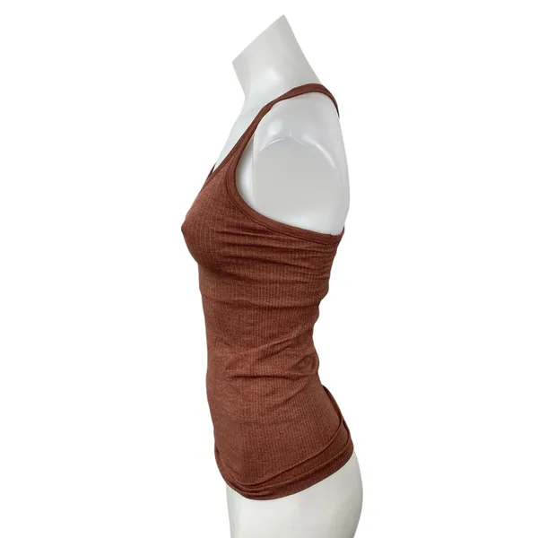 Lululemon Brown Sleeveless Scoop Neck Yoga Athletic Activewear Cami Tank Top 4 - Image 3