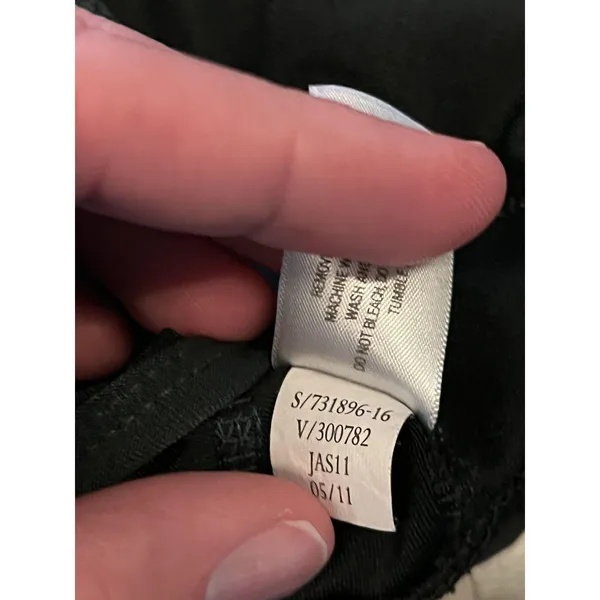 Old Navy Active Sports Bra Womens Large Black Keyhole Racerback Padded Stretch - Image 6