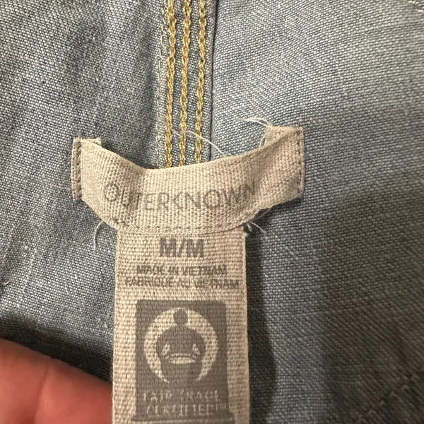Outerknown Light Blue Denim Overalls for Women - NWT - Size M cotton - Image 10