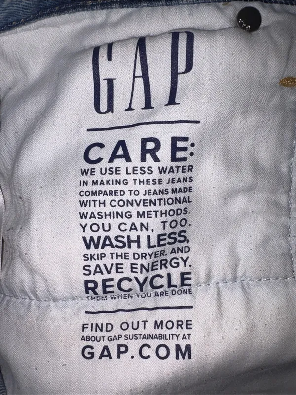 GAP Cut Off Denim Shorts Blue Size 16 - Image 3