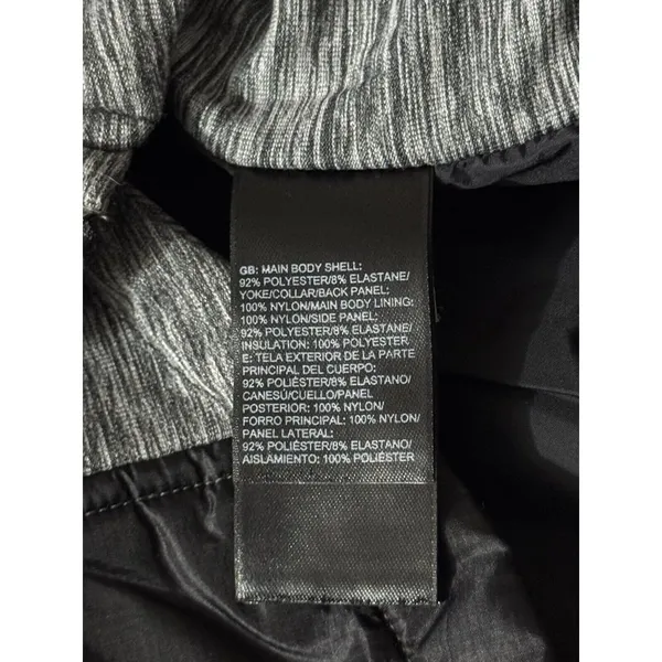 The North Face Women's 1/4 Zip Up Pseudio Vest Gray Black Size Small‎ - Image 5