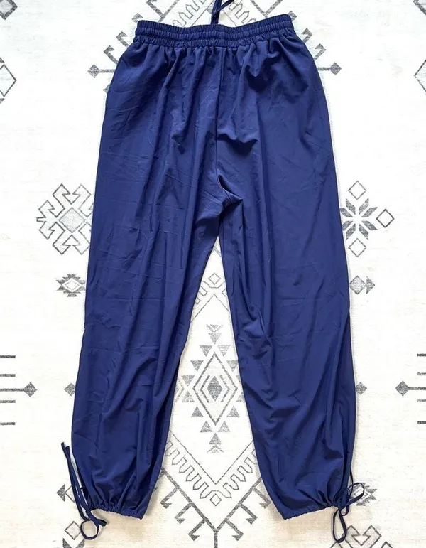 Breezeful High Waisted Drawstring Side Pocket Split Hem Joggers Small - Image 10