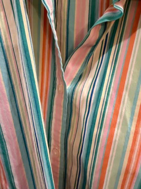 Lauren Ralph Lauren Multicolor Striped Button-Up Blouse - Image 2