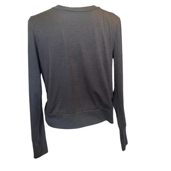 Vuori Daydream Crew Long Sleeve Performance Top Heather Charcoal Gray Size Med - Image 2