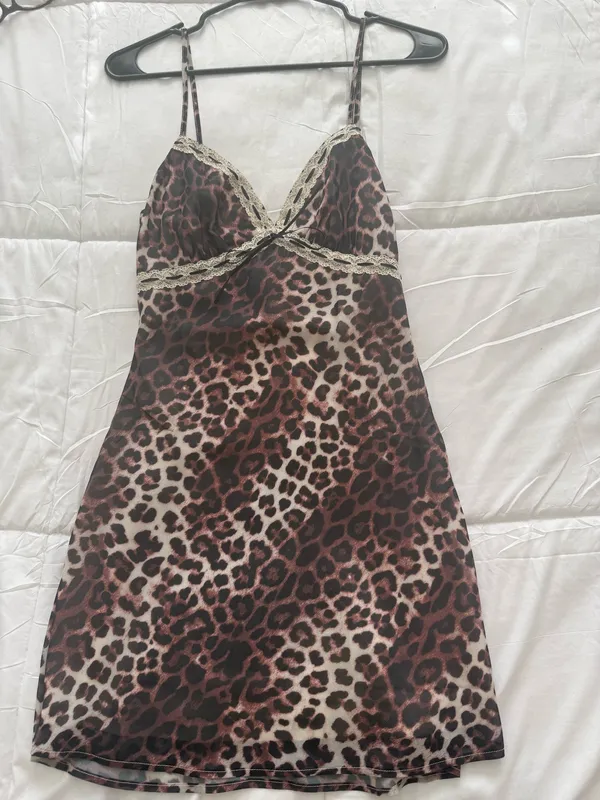 Princess Polly Karena Mini Leopard Dress - Image 3