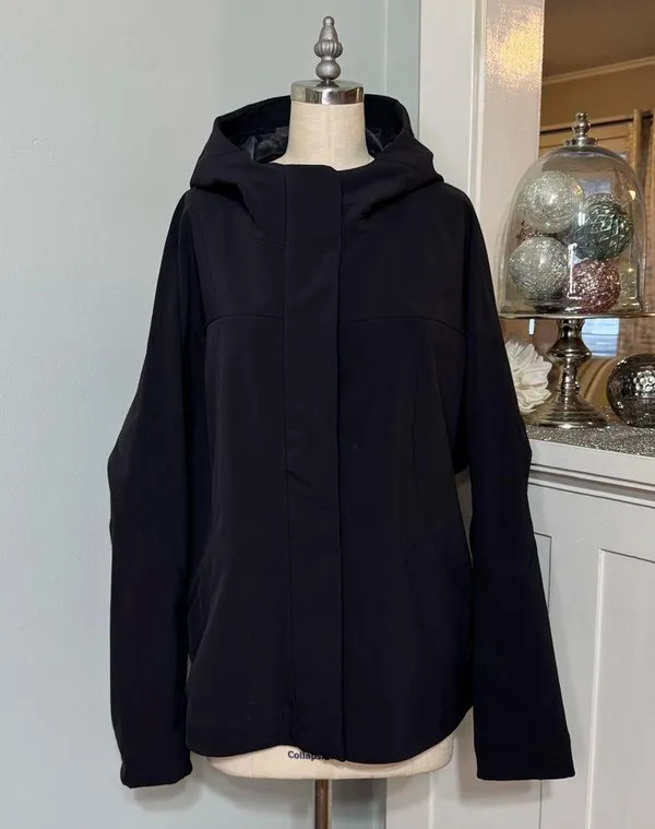 Lululemon RepelShell Cinch Back Rain Jacket Waterproof Windproof Velour Lined 12 - Image 5
