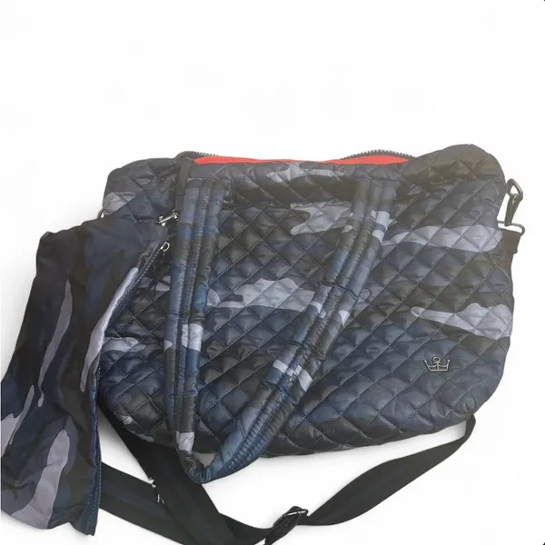 Oliver Thomas Quilted Navy Camo Kitchen Sink Bag - Image 2