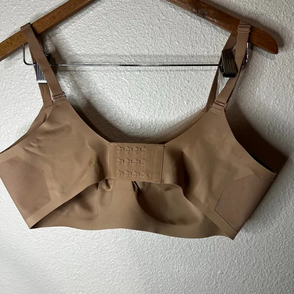 Honeylove Crossover mesh Bra in tan beige XL 38D/DD(E) - Image 3