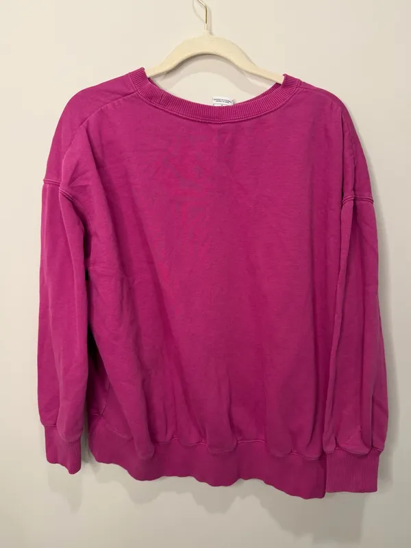 Nike Sportswear Phoenix Fleece Oversized Crewneck Sweatshirt Hot Fuchsia Medium - Image 5