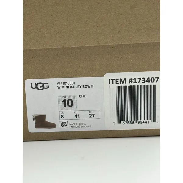 New 100% UGG Brand 1016501 Mini Bailey Bow II Women's Boots Shoes Chestnut - Image 13