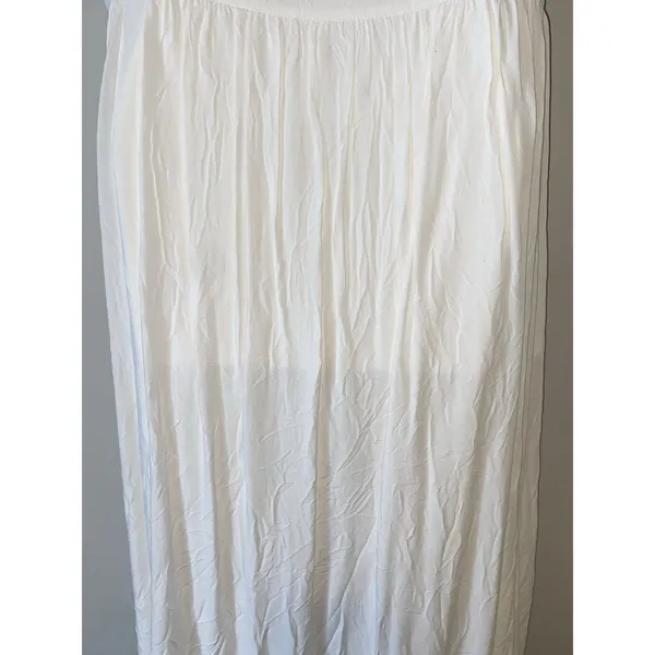 Piper And Scoot L Dress Women’s Cream Floral Embroidered Maxi Cottage Core - Image 10