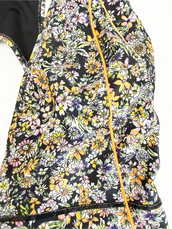 Free People Movement Eden Performance Onesie Ditsy Floral Print Romper - Image 9